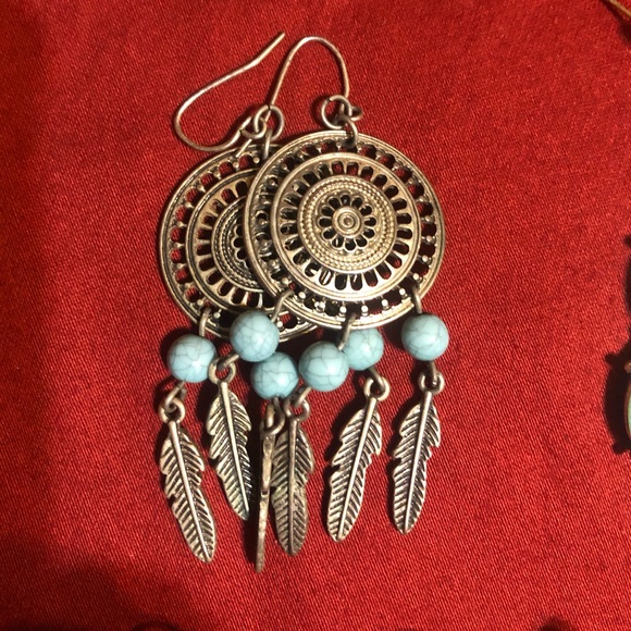 Turquoise Earrings - Picture 3 of 8